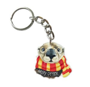 Hairy Otter Keychain