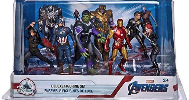 marvel characters toys set