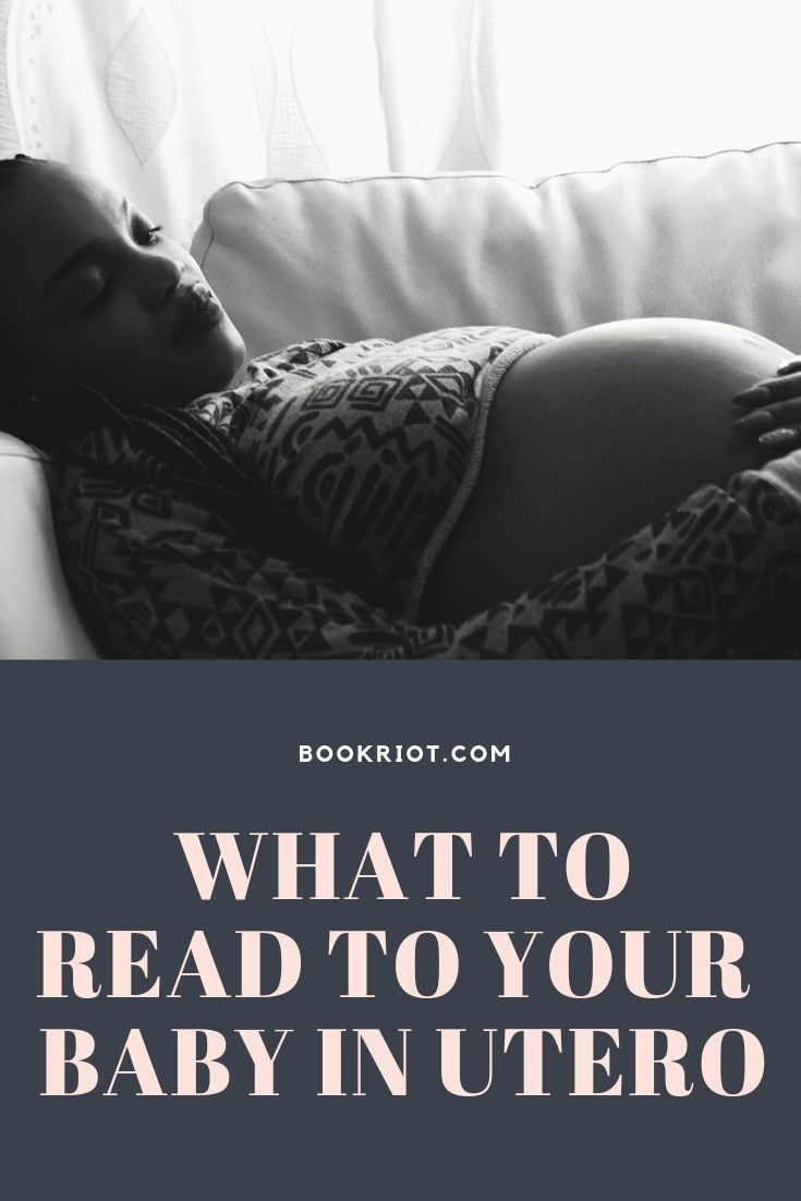 We know reading to your baby is important, but what should you be reading while waiting to meet your new child? book lists | reading while pregnant | reading to a baby in utero | parenting