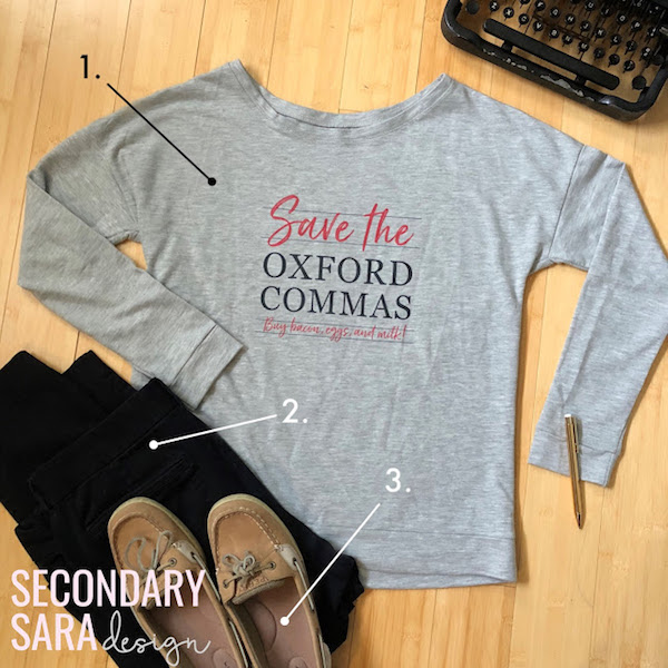 Save the Oxford Commas T-Shirt