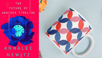 The Future of Another Timeline mug from Books And The Perfect Coffee Mugs To Go With Them | bookriot.com
