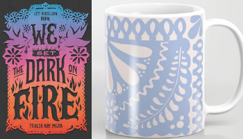 We Set The Dark on Fire mug from Books And The Perfect Coffee Mugs To Go With Them | bookriot.com