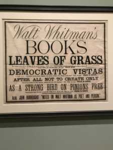 Whitman Leaves of Grass ad