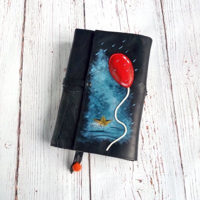 stephen king it leather book sleeve