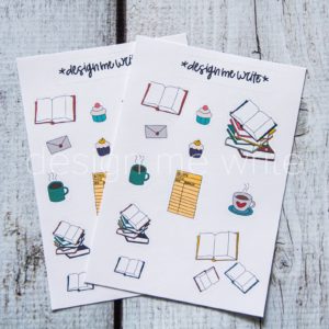 Bookish stickers