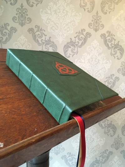 charmed book of shadows faux leather book cover