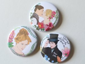 Gentleman Jack Character Pins