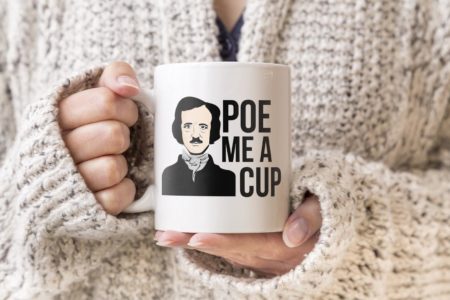 edgar allan poe coffee mug