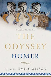 the cover of The Odyssey translated by Emily Wilson