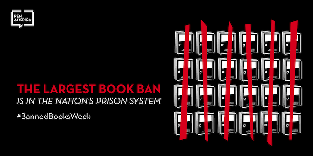 "Literature Locked Up" Supports An End to US Prison Book Bans for Banned Books Week