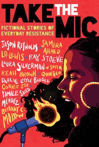 cover image of the middle grade anthology take the mic