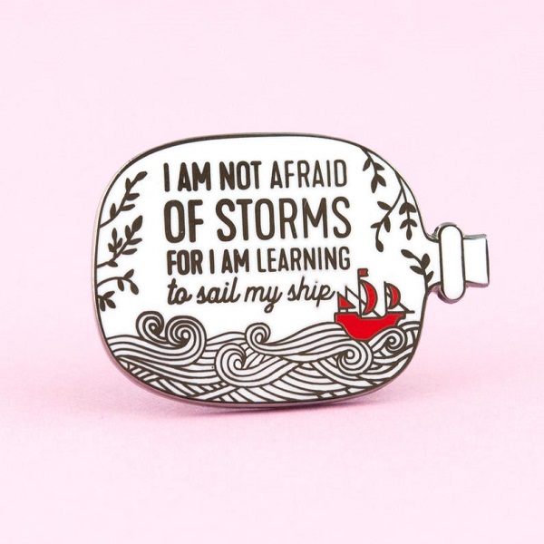 Little Women Louisa May Alcott quote i am not afraid of storms for i am learning how to sail my ship amy march