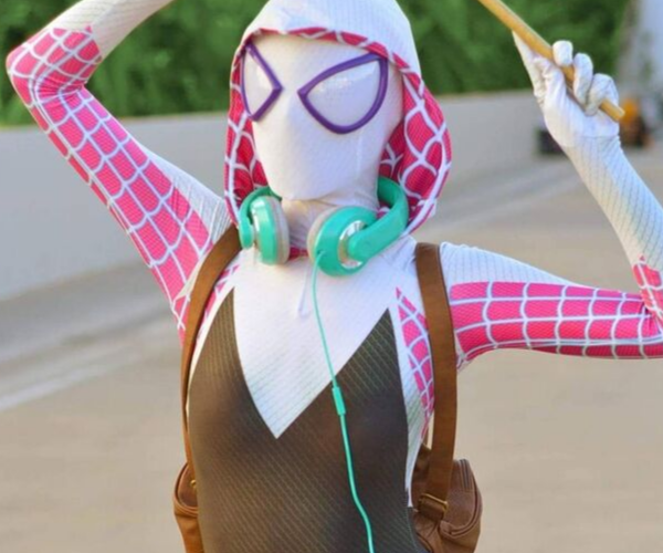 Spider-Gwen Costume from Marvel Costumes | bookriot.com