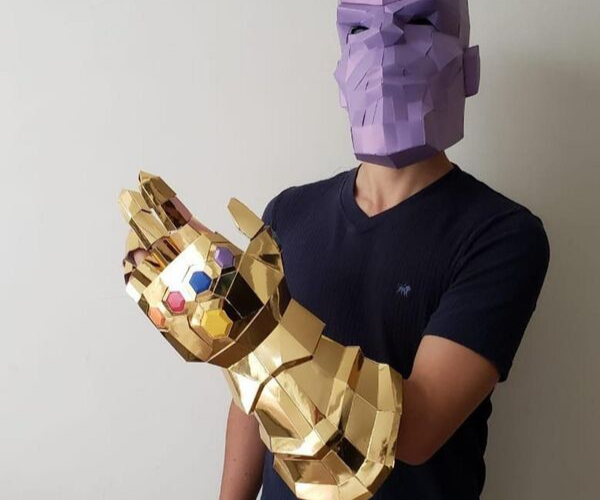 Thanos Infinity Gauntlet from Marvel Costumes | bookriot.com