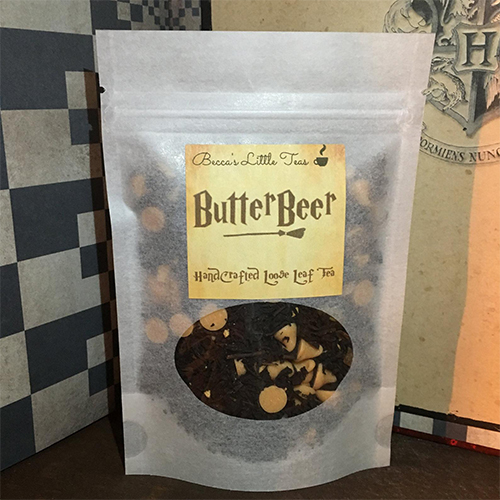 ButterBeer Inspired Bookish Tea by beccaslittleboutique