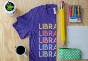 Librarian Rainbow T-Shirt