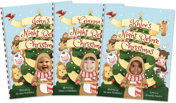 Night Before Christmas Personalized Kids Book