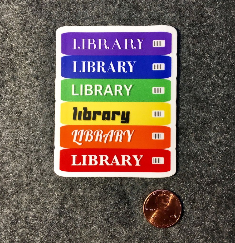 Show Off Your Library Love With Library Stickers | Book Riot