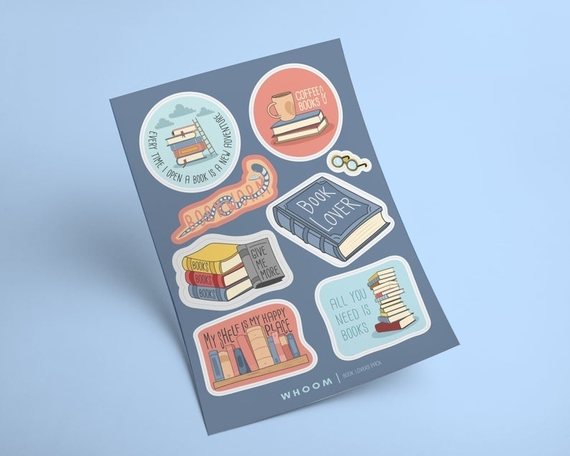 Book Lovers Sticker Pack