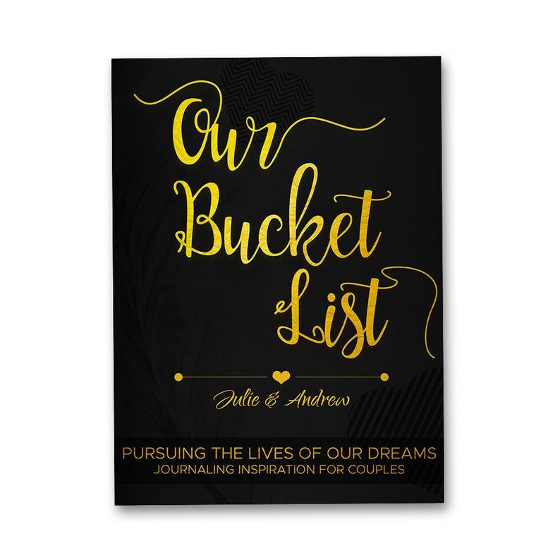 Personalized Bucket List Book