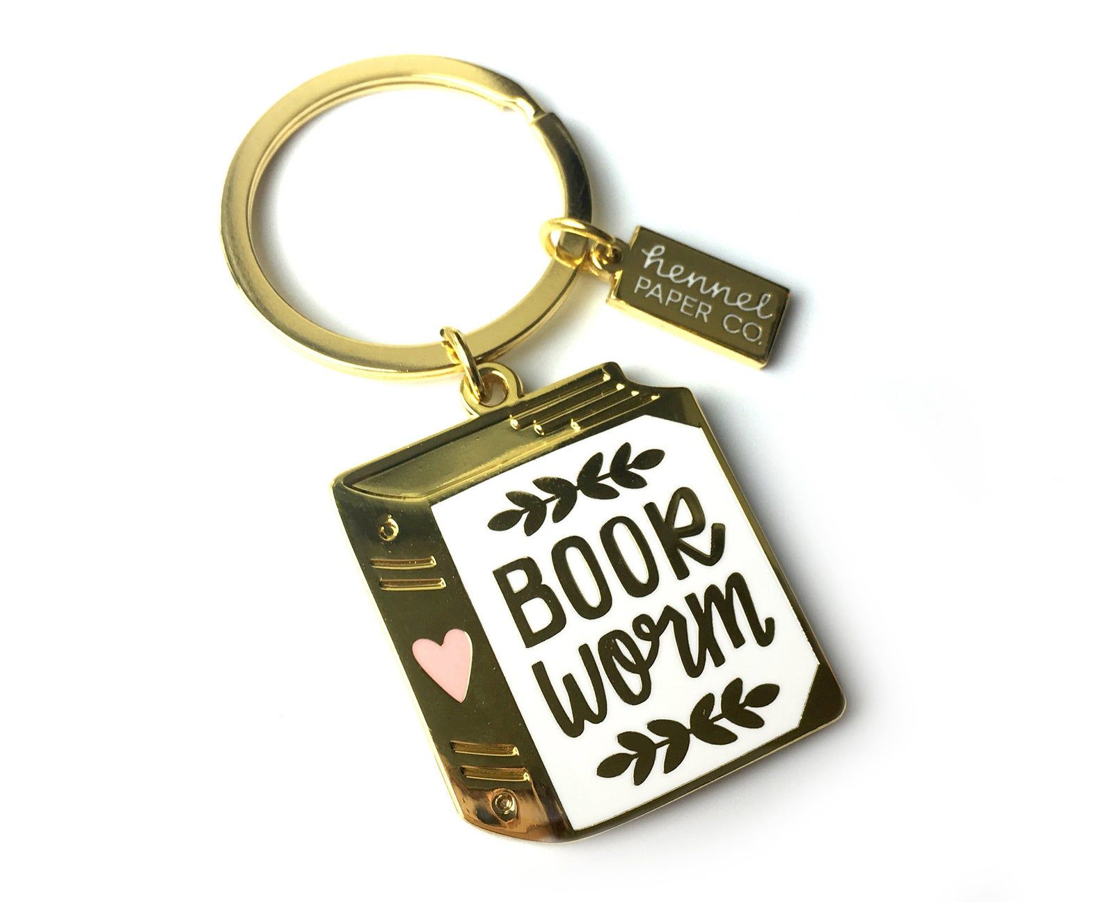 Bookworm Keychain