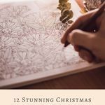 12 Stunning Christmas Coloring Books and Postcard Sets - 4