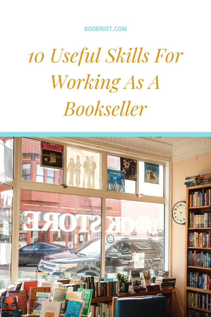 10 Useful Skills For Working as a Bookseller