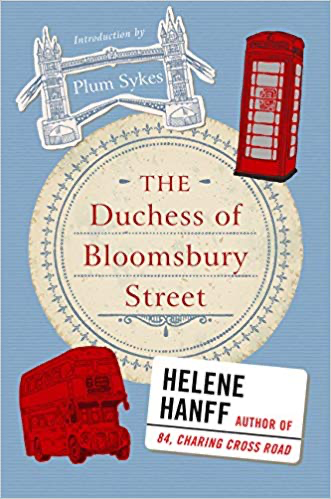 cover of the duchess of Bloomsbury Street by Helene Hanff 