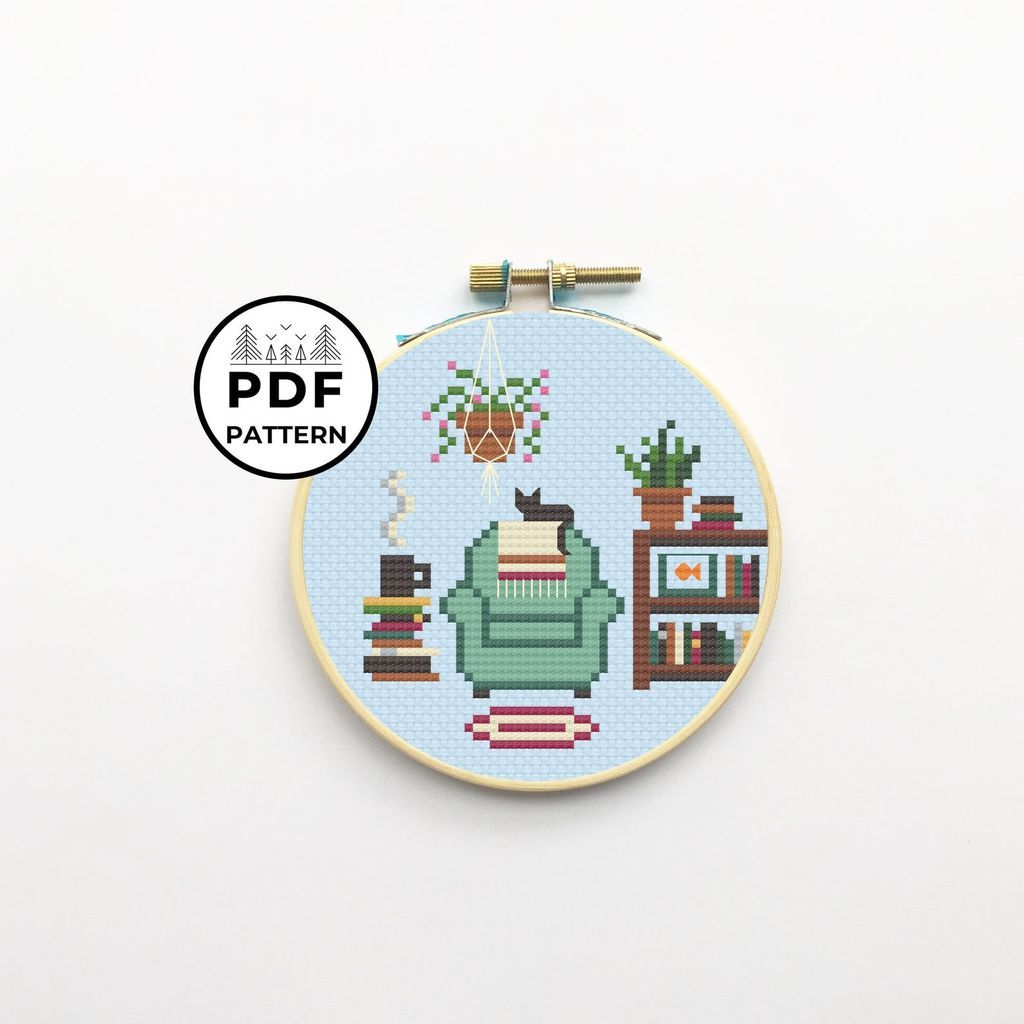 Lit Stitch: 25 Cross Stitch Patterns for Book Lovers — SewLéana