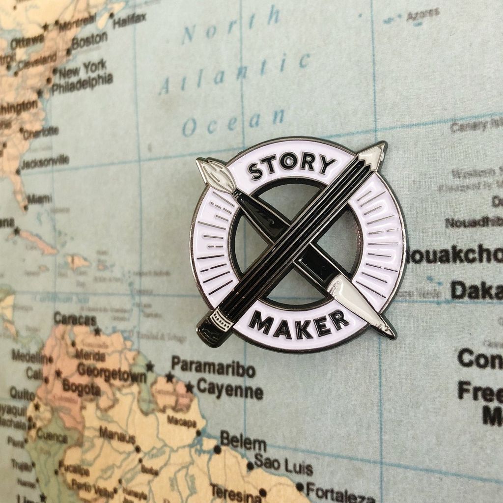 Write On With These Enamel Pins for Writers - 25