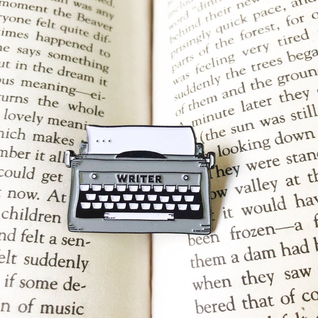 Write On With These Enamel Pins for Writers - 21