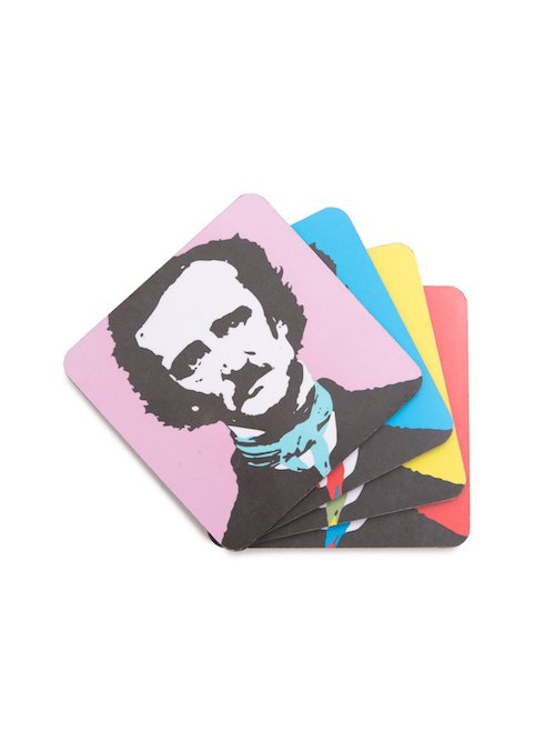 Edgar Allan Poe coasters