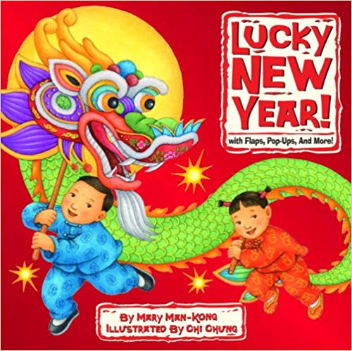 Lunar New Year children's books: Lucky New Year with Flaps Pop-Ups and More book cover