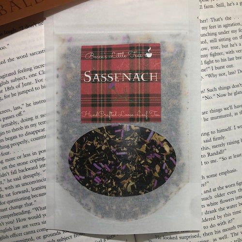 Sassenach Outlander tea from Becca's Little Boutique
