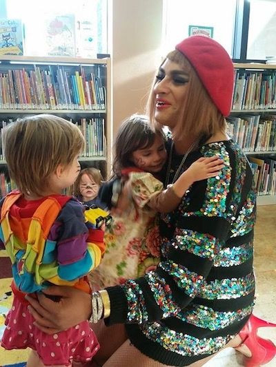 San Francisco Drag Queen Storytime, photo used with permission from Bix Warden of San Francisco Public Library