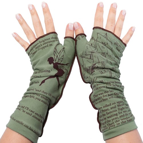 Peter Pan Writing Gloves by storiarts