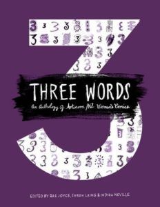 Three Words - New Zealand comics anthology cover