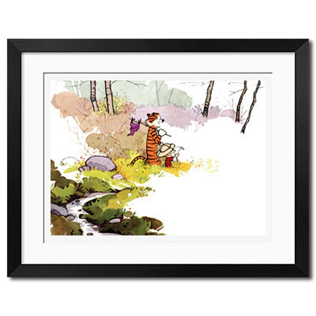 Calvin and Hobbes explorers print