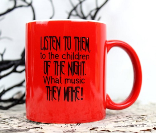 children of the night quote literary mug dracula themed gifts