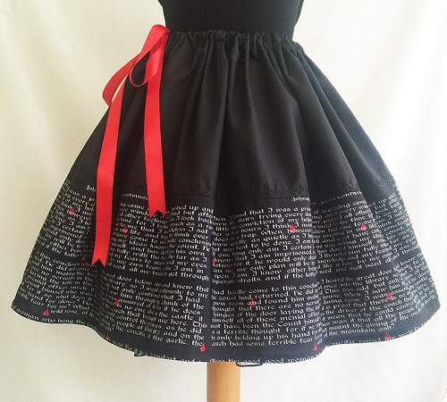 literary skirt dracula themed gifts