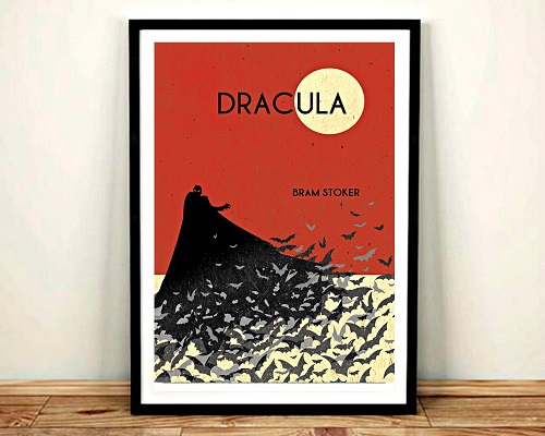 vintage art print dracula themed gifts