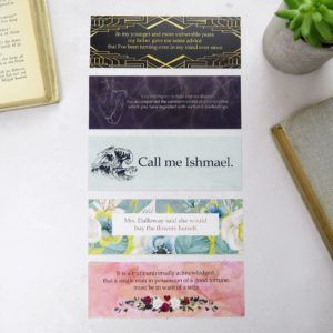 First and Last Line Bookmarks
