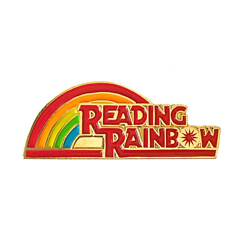 Reading Rainbow Enamel pin