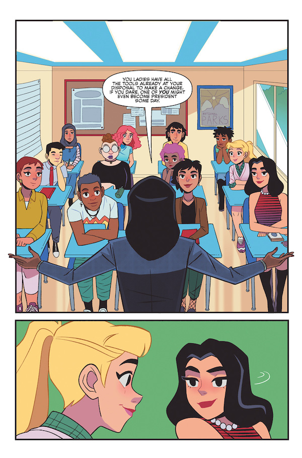 Classroom with Speaker, With Permission, Archie Comics