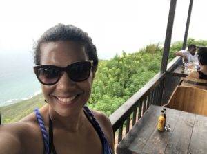 The author at Lover's Leap in Saint Elizabeth Jamaica. Source: C. Bell.