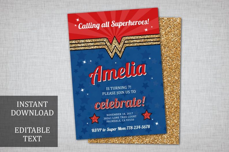 The Best Wonder Woman Party Supplies for a Superhero Bash - 87