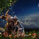 Yuan Yuan Tan and Alexandre Cagnat as Titania and Donkey in Balanchine’s A Midsummer Night’s Dream, Choreography by George Balanchine © The Balanchine Trust, Photo © Erik Tomasson, Illustration rendering by Sky Alsgaard. Photo use courtesy of the SF Ballet