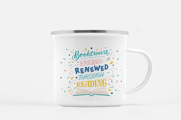 Booktrovert Mug from Etsy Finds for Bookish Introverts | bookriot.com