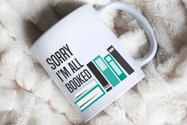 All Booked Mug from Etsy Finds for Bookish Introverts | bookriot.com