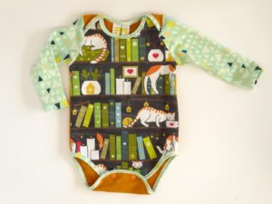 Books and Cats Baby Bodysuit